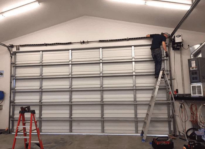 Commercial garage door repair